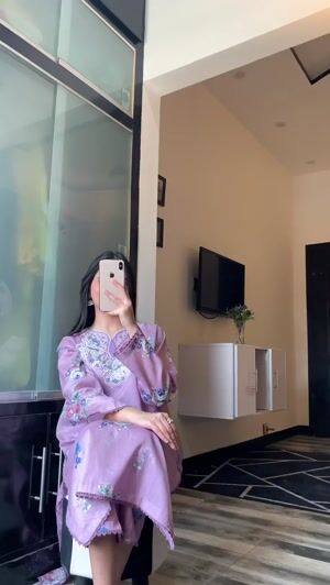 Lilac Kurta Set for Women