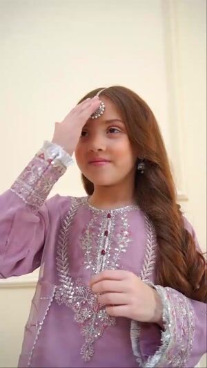 Lilac Pishwas for Girl