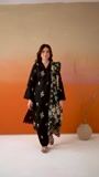 Black Kurta Set for Women