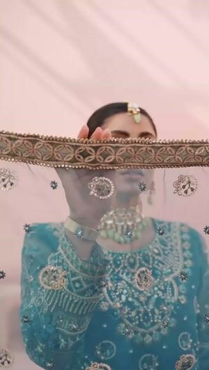 Teal Gharara for Women