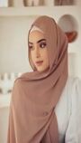 Camel brown Hijab for Women
