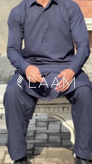 Blue Shalwar Kameez for Men