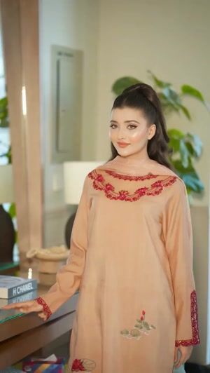 Beige Kurta Set for Women