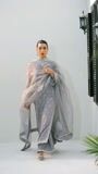 Ash grey Kurta Set for Women