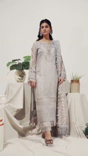 Grey Kurta Set for Women