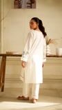 White Kurta Set for Women