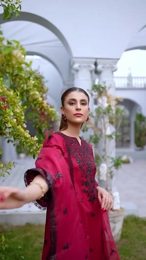 Maroon Kurta Set for Women