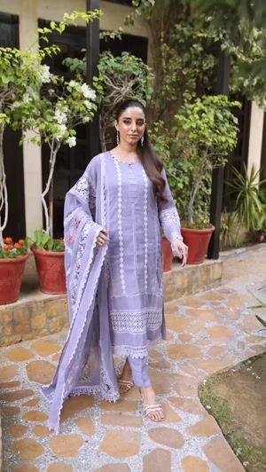 Purple Kurta Set for Women