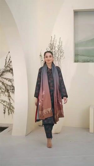Black Kurta Set for Women