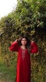 Maroon Kurta Set for Women