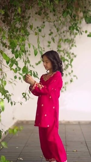 Pink Kurta Set for Girl