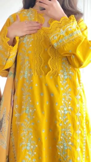 Mustard Kurta Set for Women