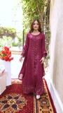 Cherry red Gown for Women