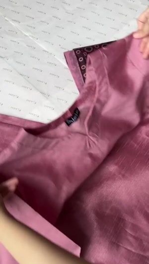 Coral pink Kurta Set for Women