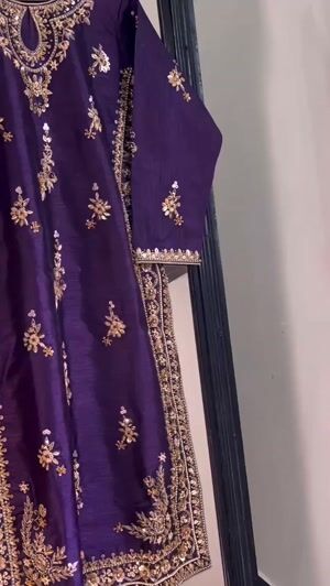 Purple Kurta Set for Women