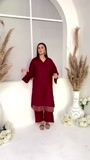 Maroon Kurta Set for Women