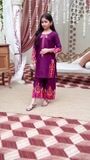 Purple Kurta Set for Girl
