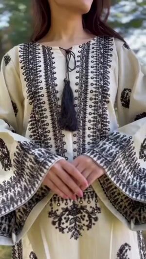 White Kurta Set for Women
