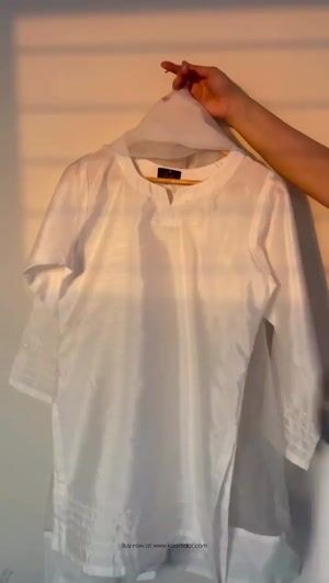 White Kurta Set for Women