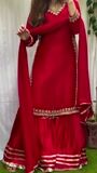 Red Gharara for Women