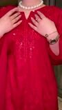 Red Kurta Set for Women