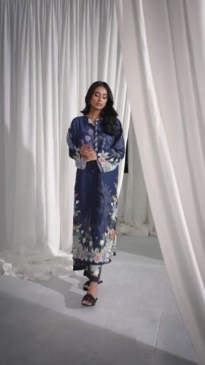 Navy blue Kurta Set for Women