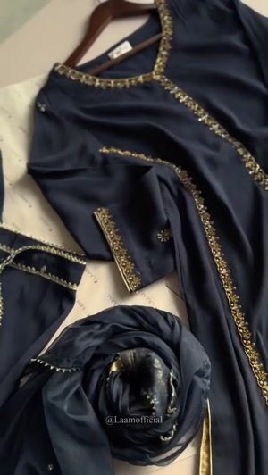 Navy blue Kurta Set for Women