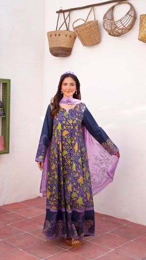 Navy blue Pishwas for Women