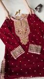 Maroon Gharara for Women