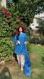 Blue Short Frock for Women