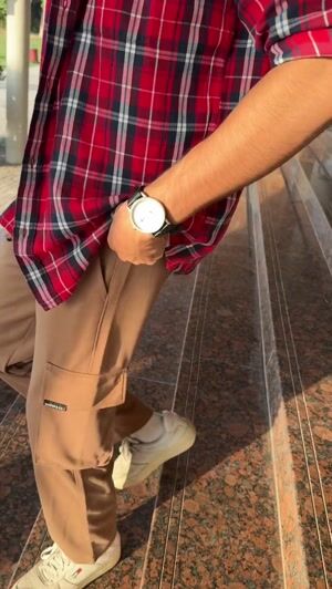 Camel brown Trousers for Women