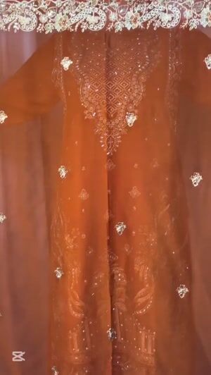 Rust orange Kurta Set for Women