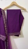 Deep purple Kurta Set for Women