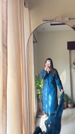 Royal blue Kurta Set for Women