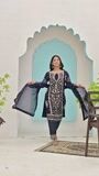 Navy blue Kurta Set for Women