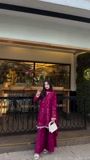 Maroon Kurta Set for Women