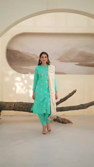 Blue Kurta Set for Women