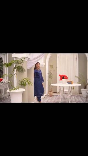 Navy blue Kurta Set for Women