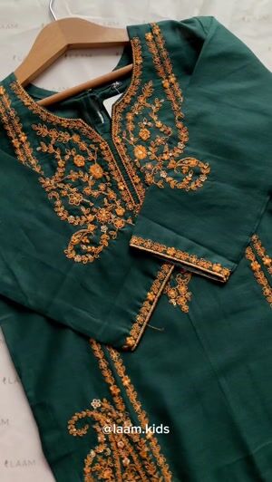 Teal Kurta Set for Girl