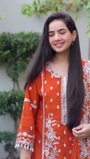 Rust orange Kurta Set for Women