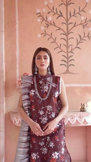 Maroon Unstitched for Women