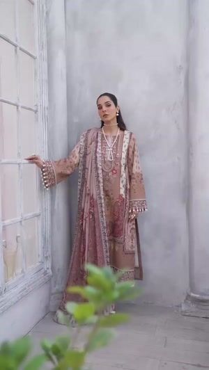 Camel brown Unstitched for Women