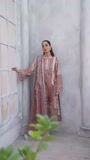Camel brown Unstitched for Women