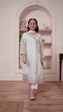 Powder blue Angrakha for Girl