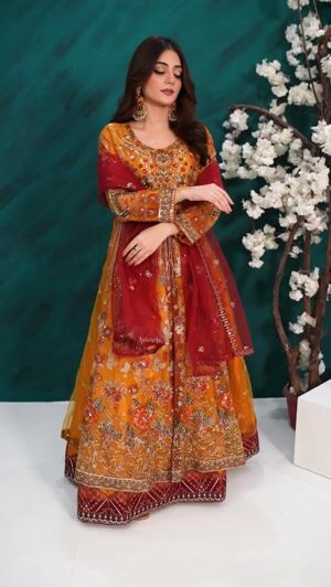 Mustard Pishwas for Women