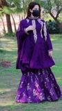 Purple Gharara for Women
