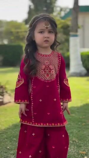 Pink Gharara for Girl