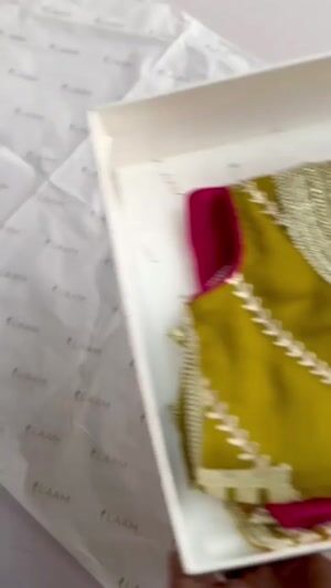 Olive green Kurta Set for Girl