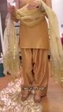 Camel brown Kurta Set for Women