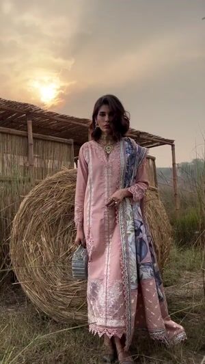 Pink Kurta Set for Women